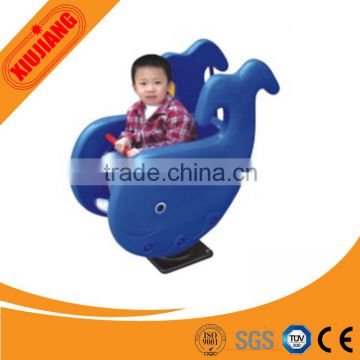 Outdoor spring rocking horse for children