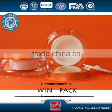 15G 30G Set Series Cream Acrylic Jar, Clear Color Injection With Aluminum Cap