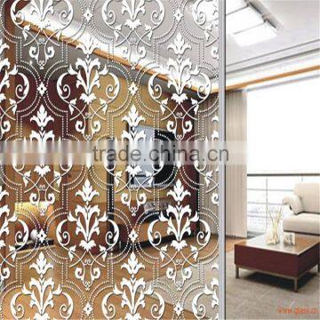 tranparent interior glass titanium door glass