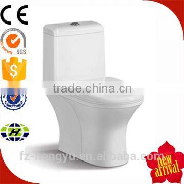 2016 new ceramic toilet washdown one piece toilet SASO toilet