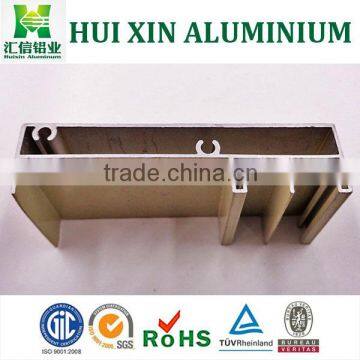 Casement windows type aluminum extrusion profiles in milk color for Nigeria market