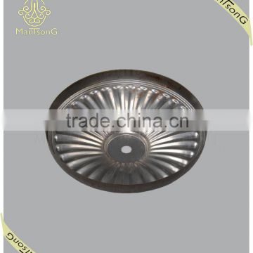 2015 Hot sale iron lamp base factory price Sunflower lines pattern wholesale hardware fitting