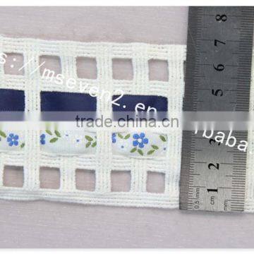 Special Design 7cm Width Combined Wholesale Satin Ribbon With Ladder Trim photo-6