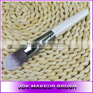 Single White tip Foundation brush Synthetic Tapered foundation makeup brush, Artist Beauty foundation brush Private label