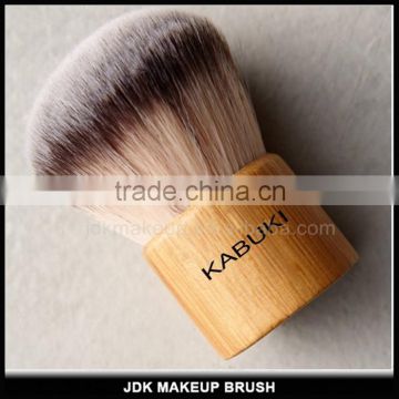 Face Used Nylon Powder cosmetic brush Bamboo handle Kabuki makeup oval brushes