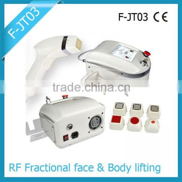 Newest product 2015 face skin lifting Facial Fractional RFmicro needle, radio frequency beauty machine with CE -F-TJ03