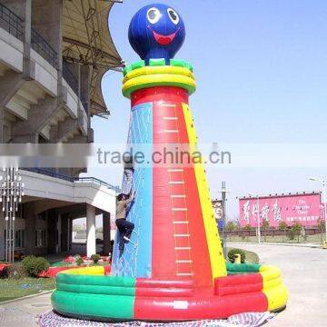 Hot Sale kids inflatable climbing wall/inflatable climbing mountain