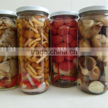 Canned vegetable(mushroom,tomato,cucumber)