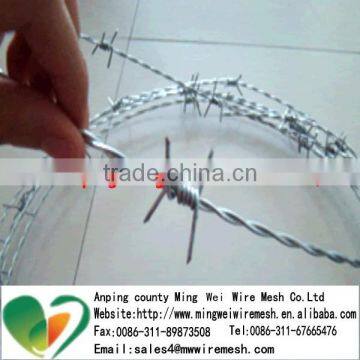 Factory Cheap Price Galvanized Double Twist Barbed Wire