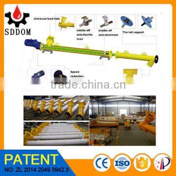 2016 new design used stainless tubular steel screw conveyor for sale