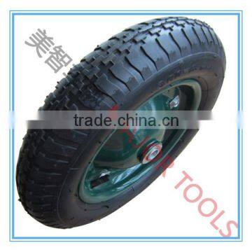 Five-hole Steel Rim 12 Inch Pneumatic Rubber Wheel photo-2