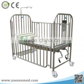 Stainless steel hospital bed