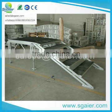 Sgaier quick shipping exhibition booth aluminum stage