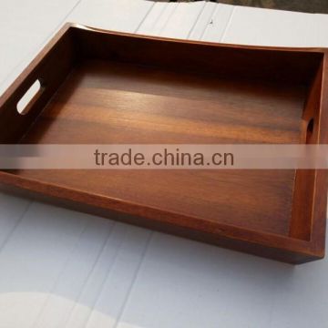 Factory custom hot selling wood serving tray