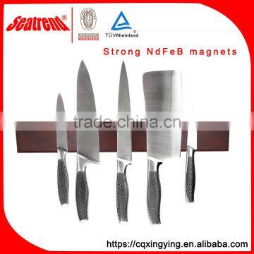 Wooden Material Non-toxic Magnetic Kitchen Knife Holder photo-2