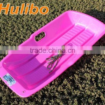 CE Approved Plastic Snow Glider Toboggan Snow Sledge With Rope Kids Plastic Ski Toys photo-2