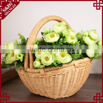 S&D OEM & ODM New Style rattan handing storage basket,fruit basket ,gift basket