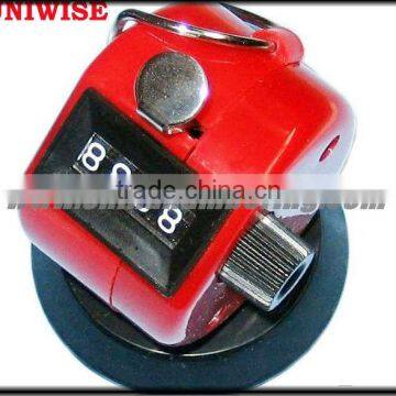 Desk Mechanical ABS Tally Counter UIC-1000 Red