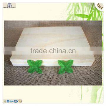 Pinch Plate Top Trunks Packing Display Wood Box photo-6