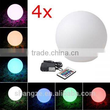 Waterproof round ball solor outdoor lights led ball