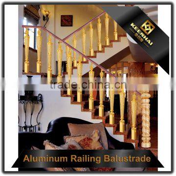 Luxury Design Decorative Powder Coated Aluminum Indoor Stair Railing photo-3