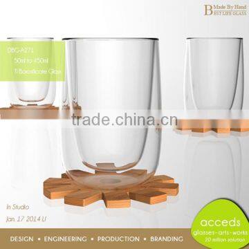 Custom Unbreakable Cappuccino 150ml Glass Cup photo-3