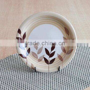 Home Basic Ceramic Plate, Handpainted Ceramic Plate, Promotional Plate