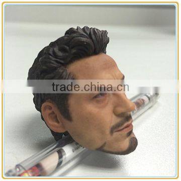1 6 Ironman 3 Movie Character Robert Downey Jr.head Sculpture photo-5