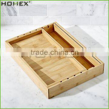Bamboo Spice Holder Utility Drawer Organizer Homex BSCI/Factory