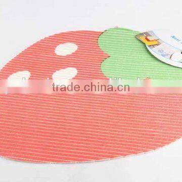 EVA anti slip bath mat in strawberry shape/bathroom mat