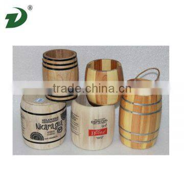 Small Wooden Barrel For Storage