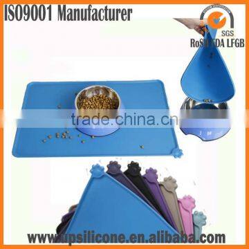 Non-stick Silicon Feeding Mat Silicone Pet Food Mat Dog Bowl Place Mats photo-3