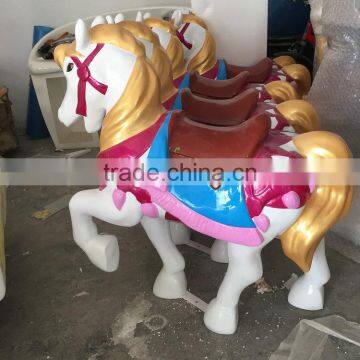 Fiberglass horse sculpture for amusement park