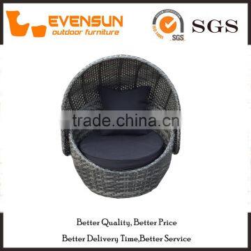 Great Dog Rattan Bed With Canopy Dark Brown photo-3