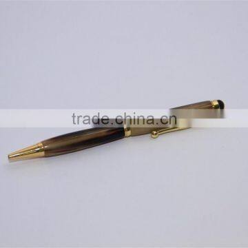 Ballpoint Pen Buffalo Horn and Brass photo-2