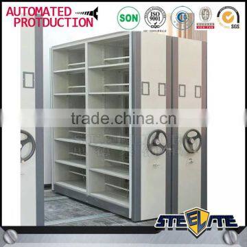 Elegant High Density Mechanical Mobile Shelving Library Furniture Storage System photo-5