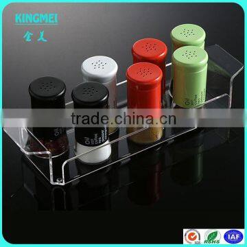 Wholesale Custom Lucite Plastic Rectangle Pop Acrylic Serving Tray Acrylic Condiments Tray