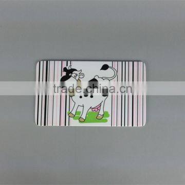 A5 food grade dairy cattle melamine bread professional cutting boards for kids
