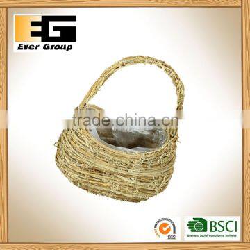 Nature Rattan Flower Pots Handmade Baskets for Sale photo-2