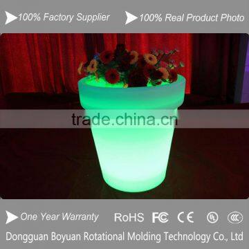 Modern light up led ice bucket illiminated party used glowing flower pot