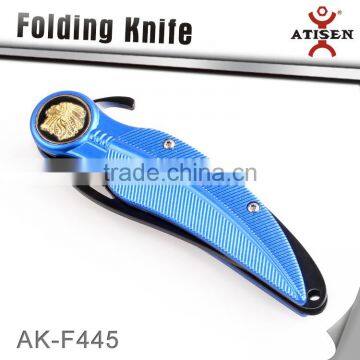 Hot 3Cr13 Blade Aluminum Alloy Handle Folding Knife Hunting Pocket Knife Tools photo-2