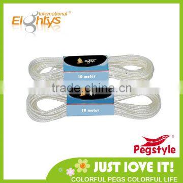 10m plastic clothesline W/Polyester extendable washing line