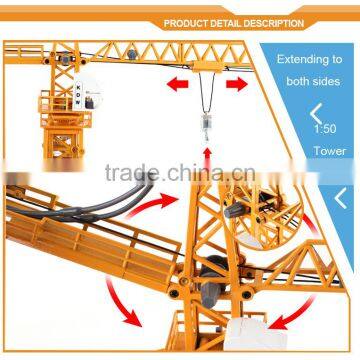 1:50 Wholesale Diecast Cars Tower Crane Toy Car Metal for Sale photo-4