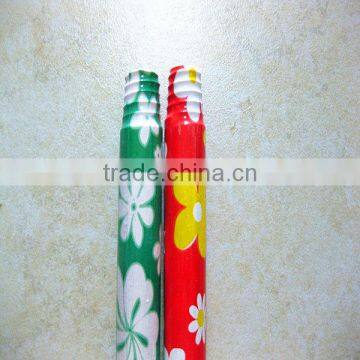 household cleaning tools plastic flower broom handle