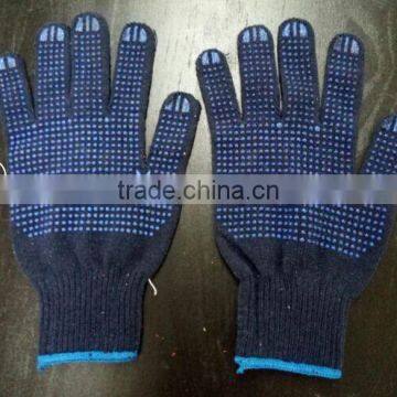 Double Side PVC Dotted Working Gloves