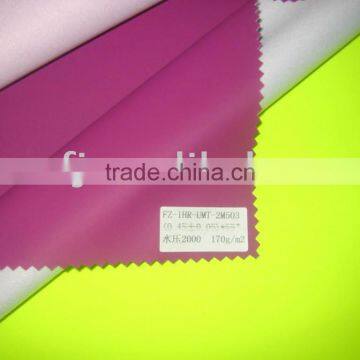 PU fabric for raincoat