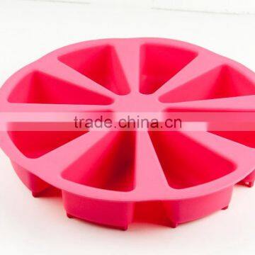 11199 Food Grade Triangle Shaped Silicone Sandwich Mould / Silicone Cake Molds photo-2