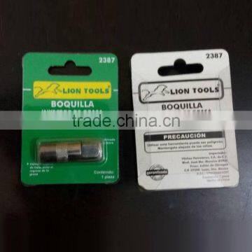 Hand Grease Gun Coupler Flat Nozzle NF003 photo-2