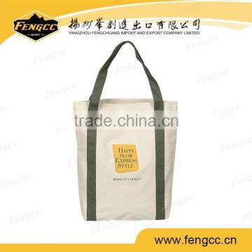 Hight quality promotion ECO-friendly nature cotton handle shopping bag