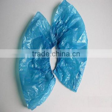 PE Shoe Cover with CE ISO& FDA,Blue Waterproof Disposable Shoe Cover